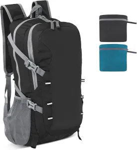 40L Hiking Backpack, Lightweight Foldable Hiking Daypack with Wet Pocket, Waterproof Travel Camping Bag for Men Women
