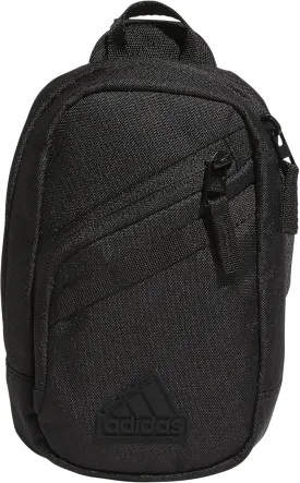 adidas Prime Mini Sling Crossbody Bag, Small Size for Festivals and Travel, Black, OSFA