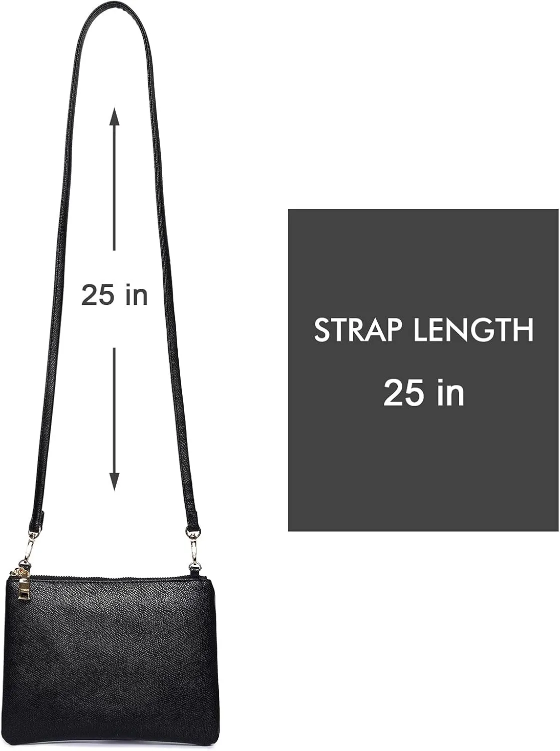 AMELIE GALANTI womens small crossbody strap handbag bag,Soft Leather Fabric Delicate Durable Fashion Design
