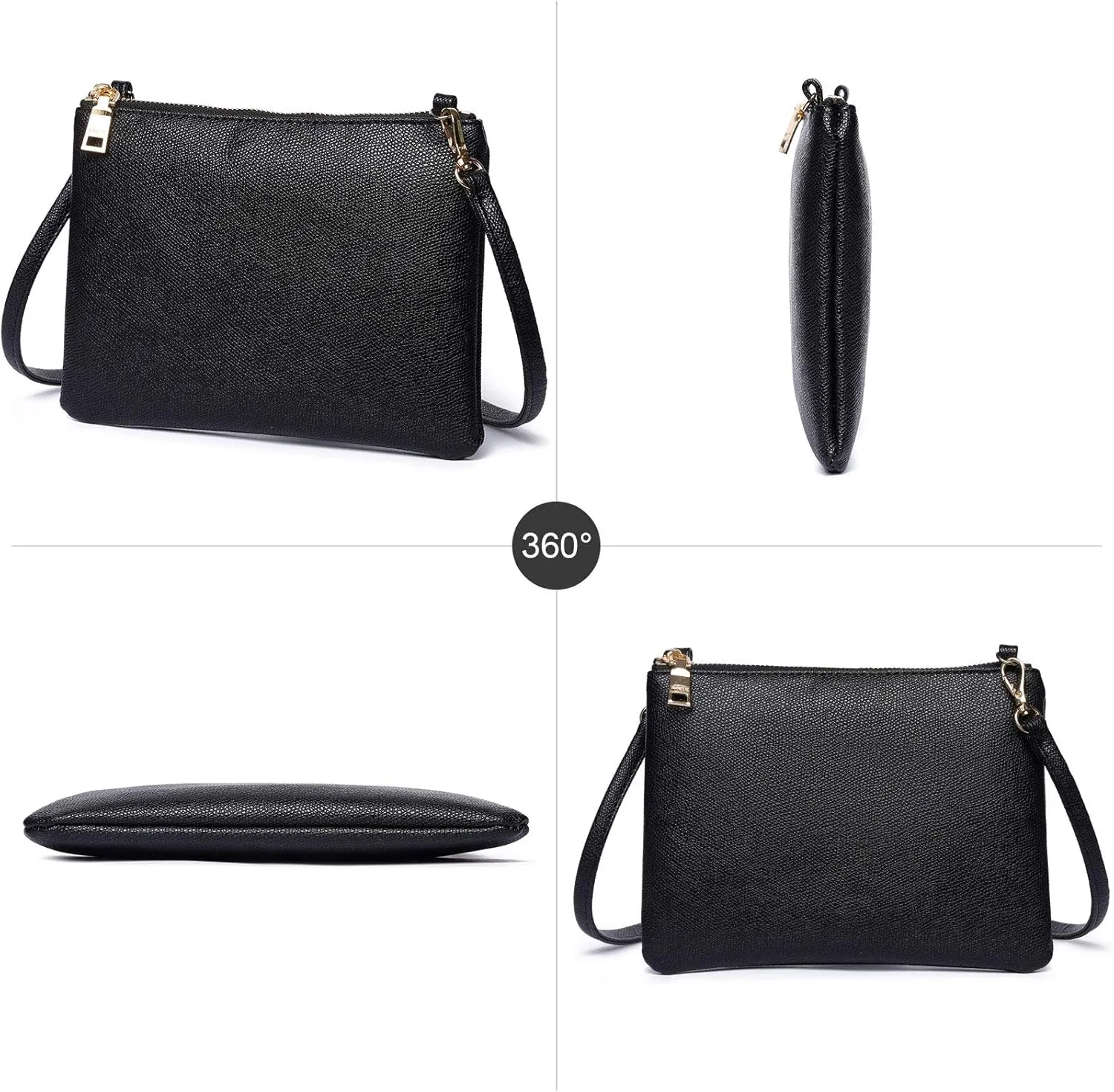AMELIE GALANTI womens small crossbody strap handbag bag,Soft Leather Fabric Delicate Durable Fashion Design