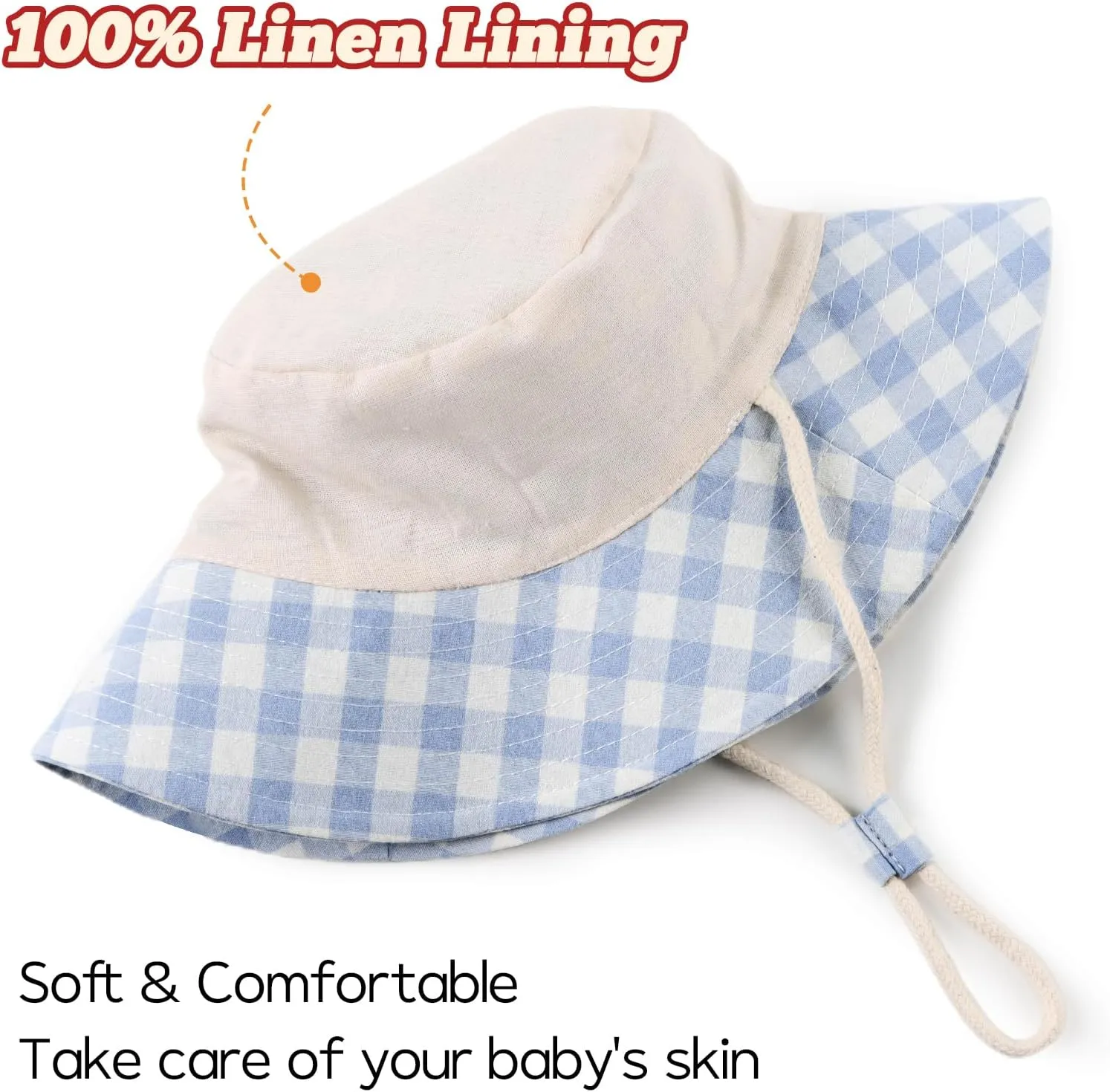 Bamery Baby Toddler Girls Bucket Hat Newborn Sun Hats for Boys Classic Infant Summer UV Protection Hats Kids Beach Cap