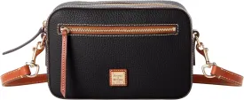 Dooney & Bourke Women's Camera Zip Crossbody in Pebble Grain Leather, Small Handbag with Adjustable Shoulder Strap
