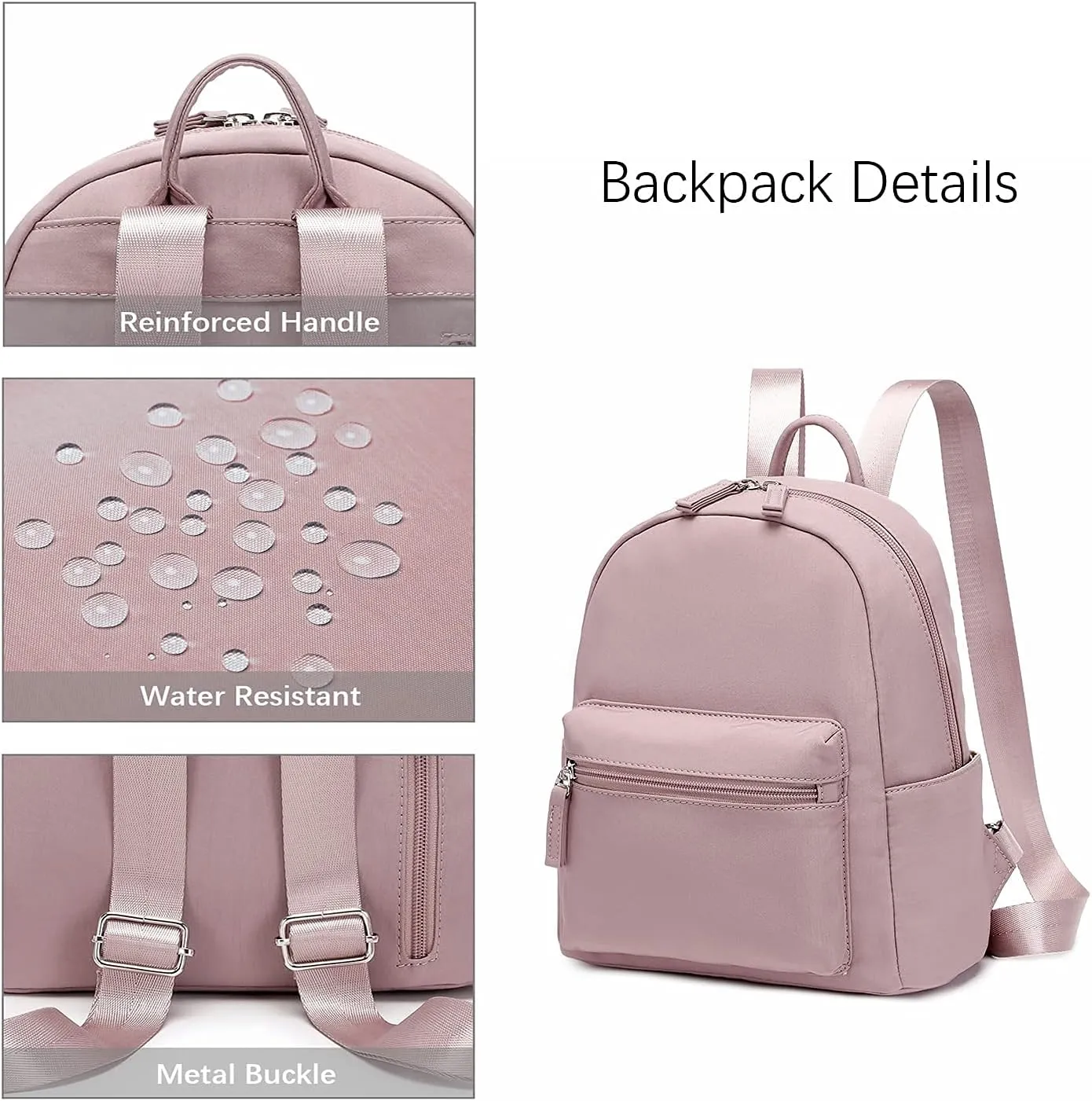 ecodudo Mini Backpack Purse for Women Teen Girls Small Fashion Bag