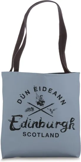 Edinburgh Scotland Vintage Tote Bag