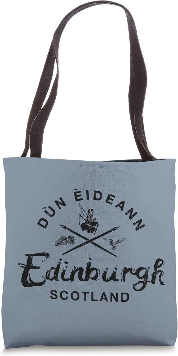 Edinburgh Scotland Vintage Tote Bag