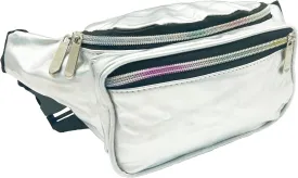 Fanny Pack for Women Holographic Fanny Pack Iridescent Cute Waist Belt Bum Bag Fashion for Rave Festival Events Games