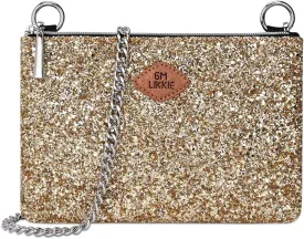 GM LIKKIE Crossbody Clutch Purse for Women, Glitter Evening Bag, Sequin Wedding Handbag for Party