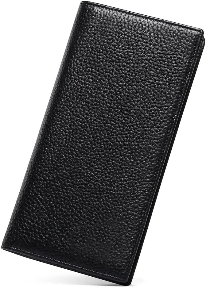 GOIACII Wallets for Women RFID Blocking Ultra Slim Real Leather Credit Card Holder Clutch