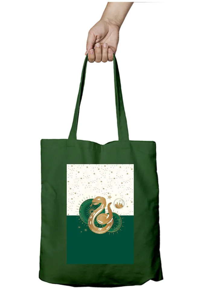 Harry Potter Slytherin Emblem Tote Bag