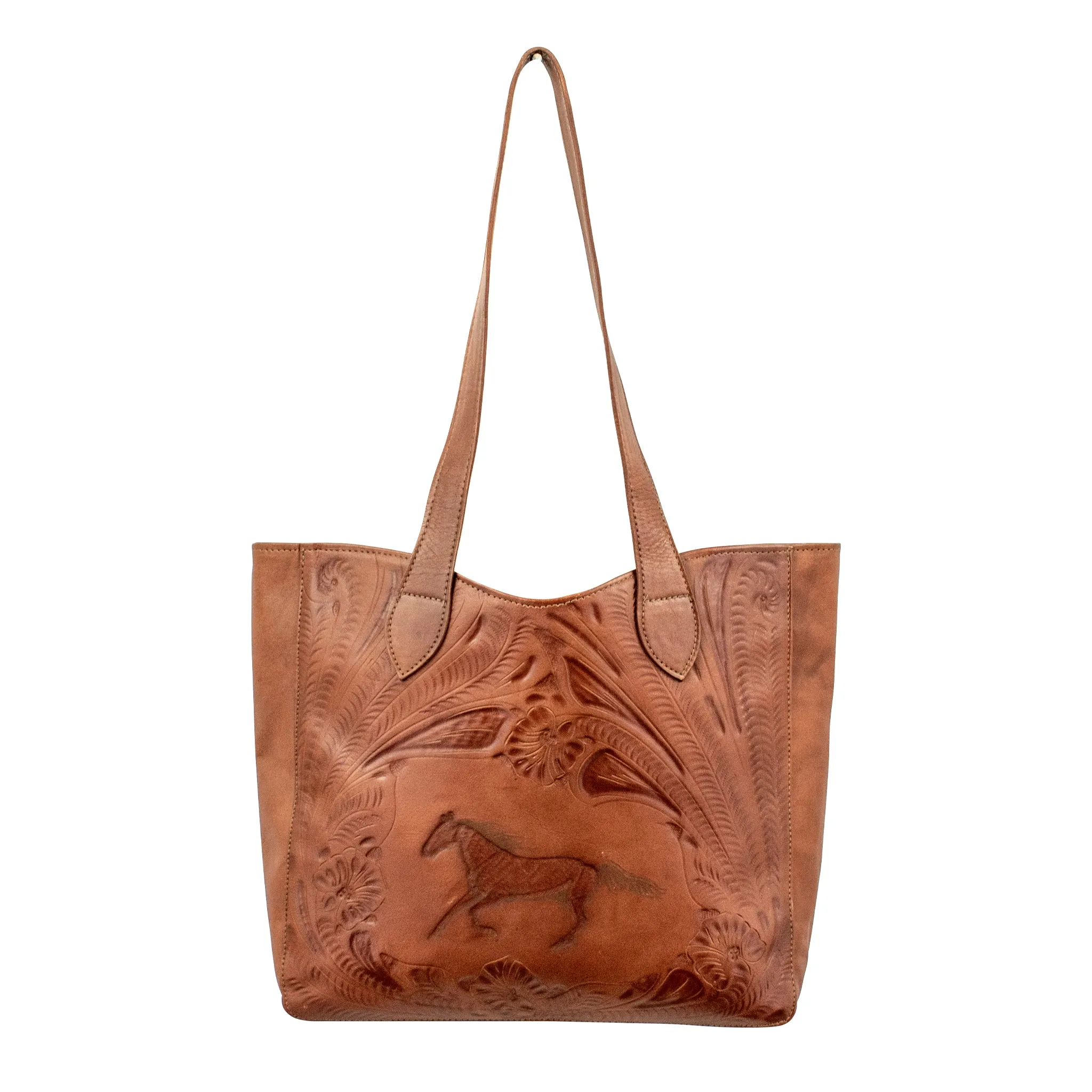 Hitchin' Post Zip-Top Tote w/ Conceal Carry Pocket