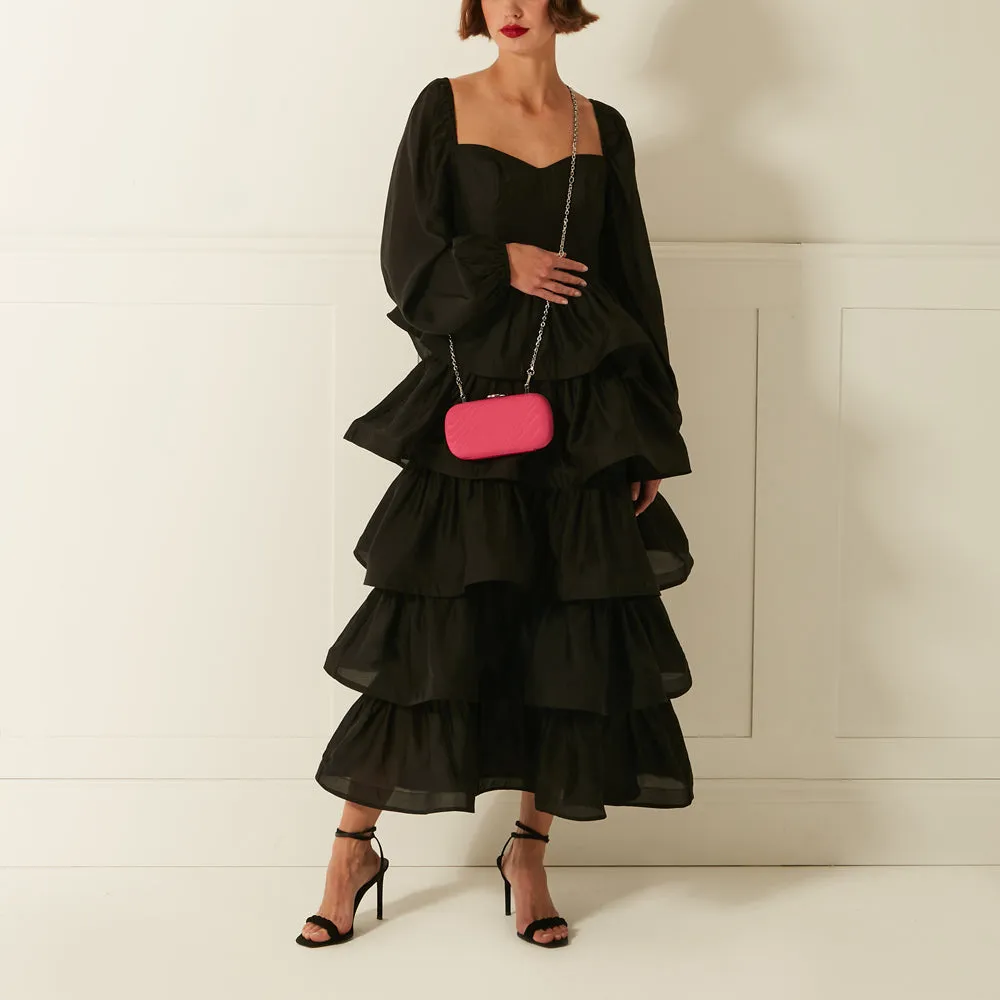 HOT PINK MONROE CLUTCH BAG