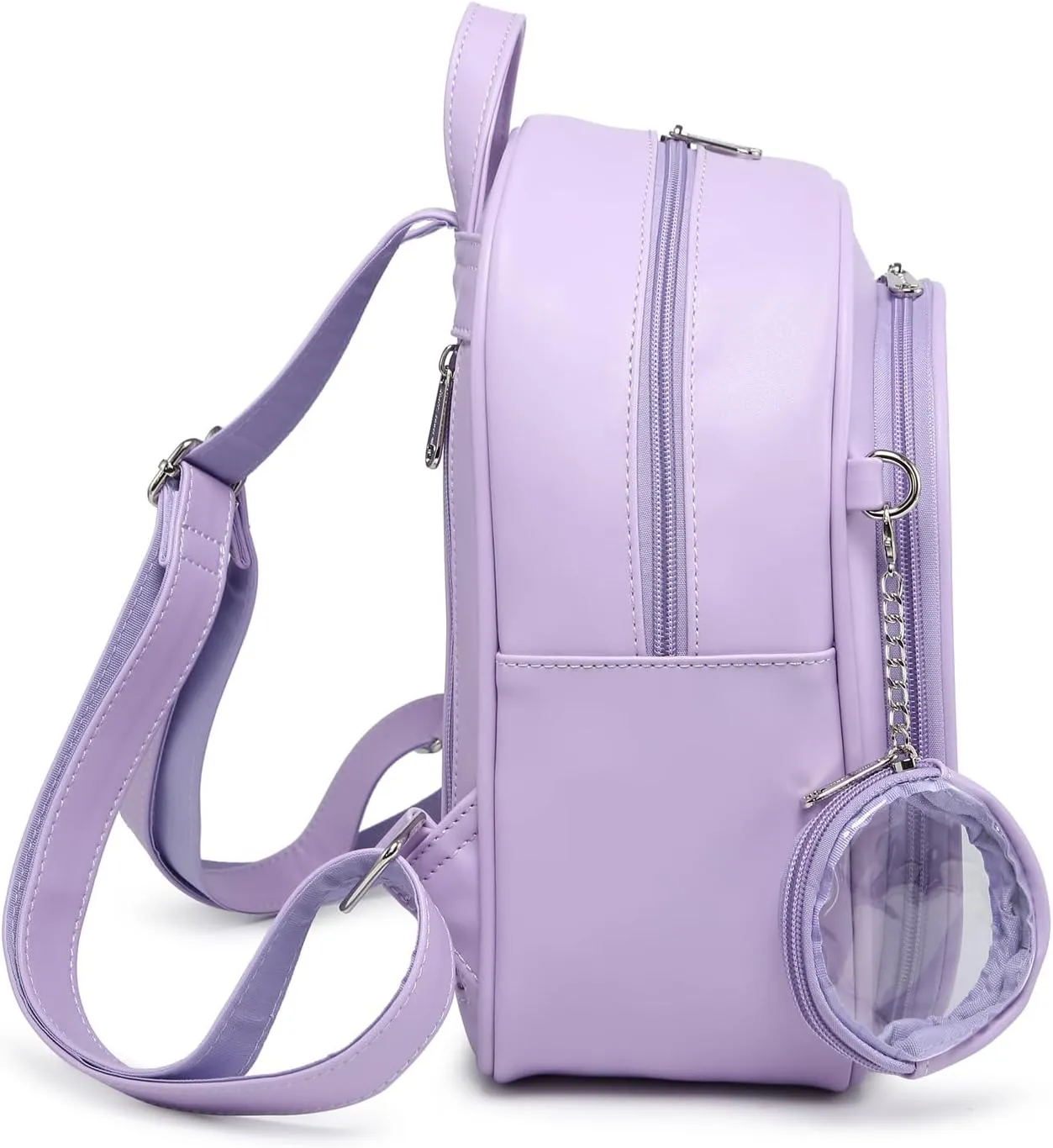 Kawaii Backpack PU Leather Ita Bag Aesthetic Cute Purse Pin Display