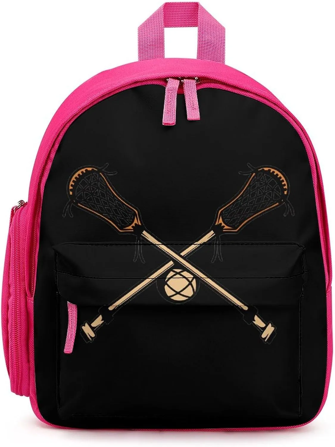 Lacrosse Cute Backpack Daily Casual Daypack Travel Mini Bag with Adjustable Strap Pink-style-17