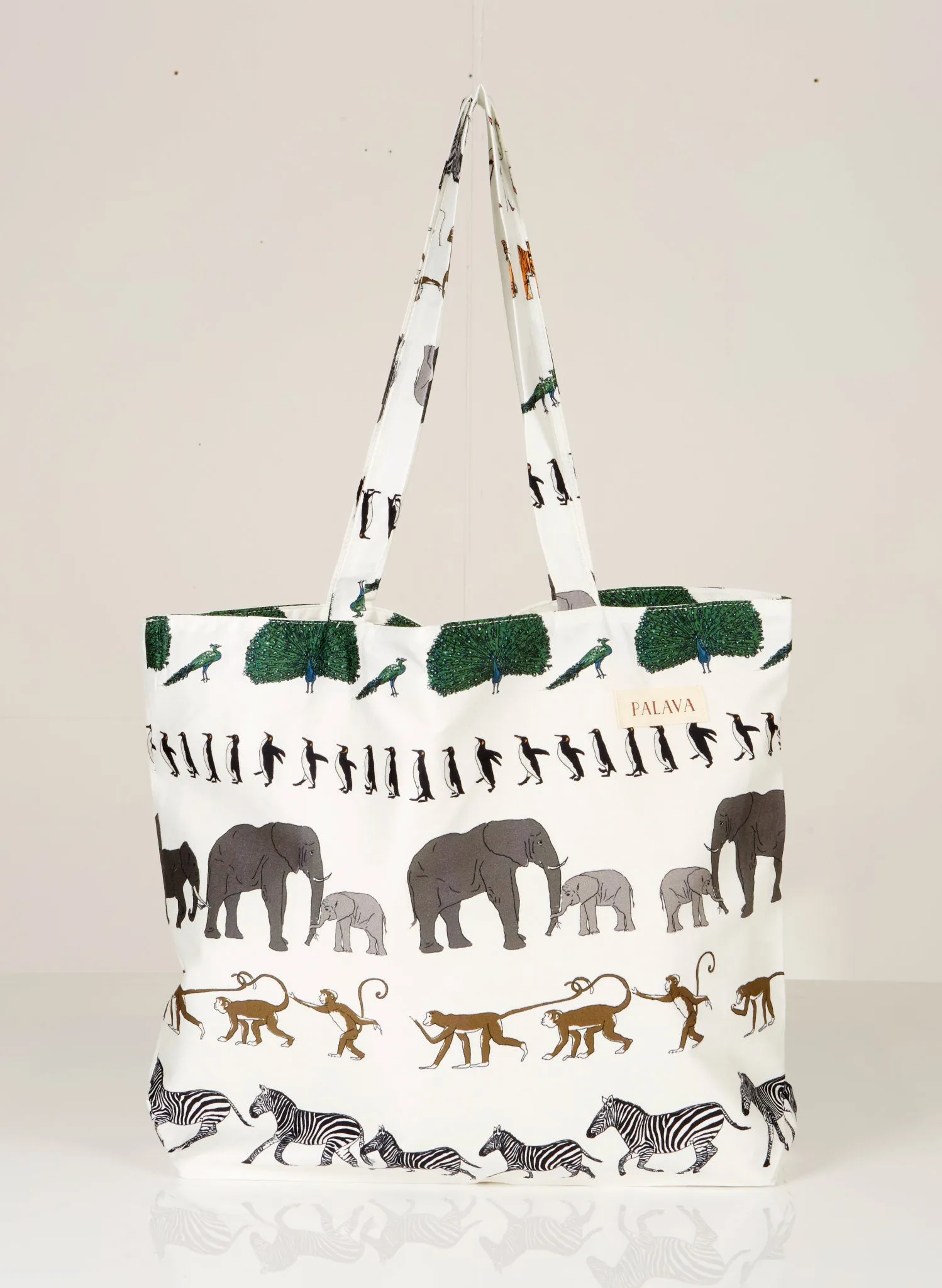Large Shopper - Ivory Walking Zoo