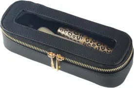 Makeup brush holder,Clear Makeup Bag Toiletry Bag Cosmetic Bags with Zipper for Traveling,Waterproof Makeup Brush Bag Travel Case for Women