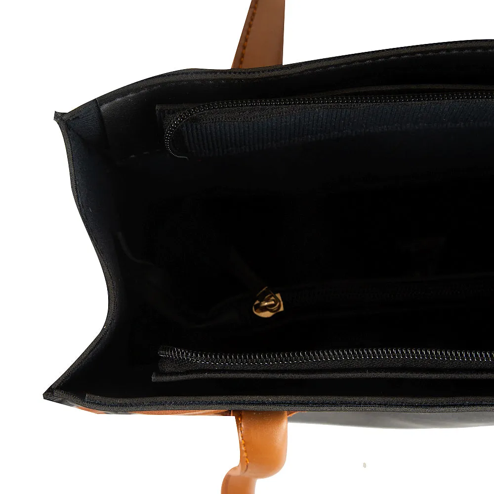 Mingle Black Tote Bag