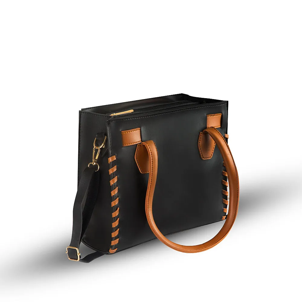 Mingle Black Tote Bag