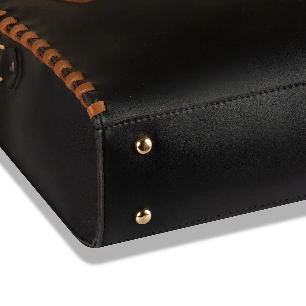 Mingle Black Tote Bag