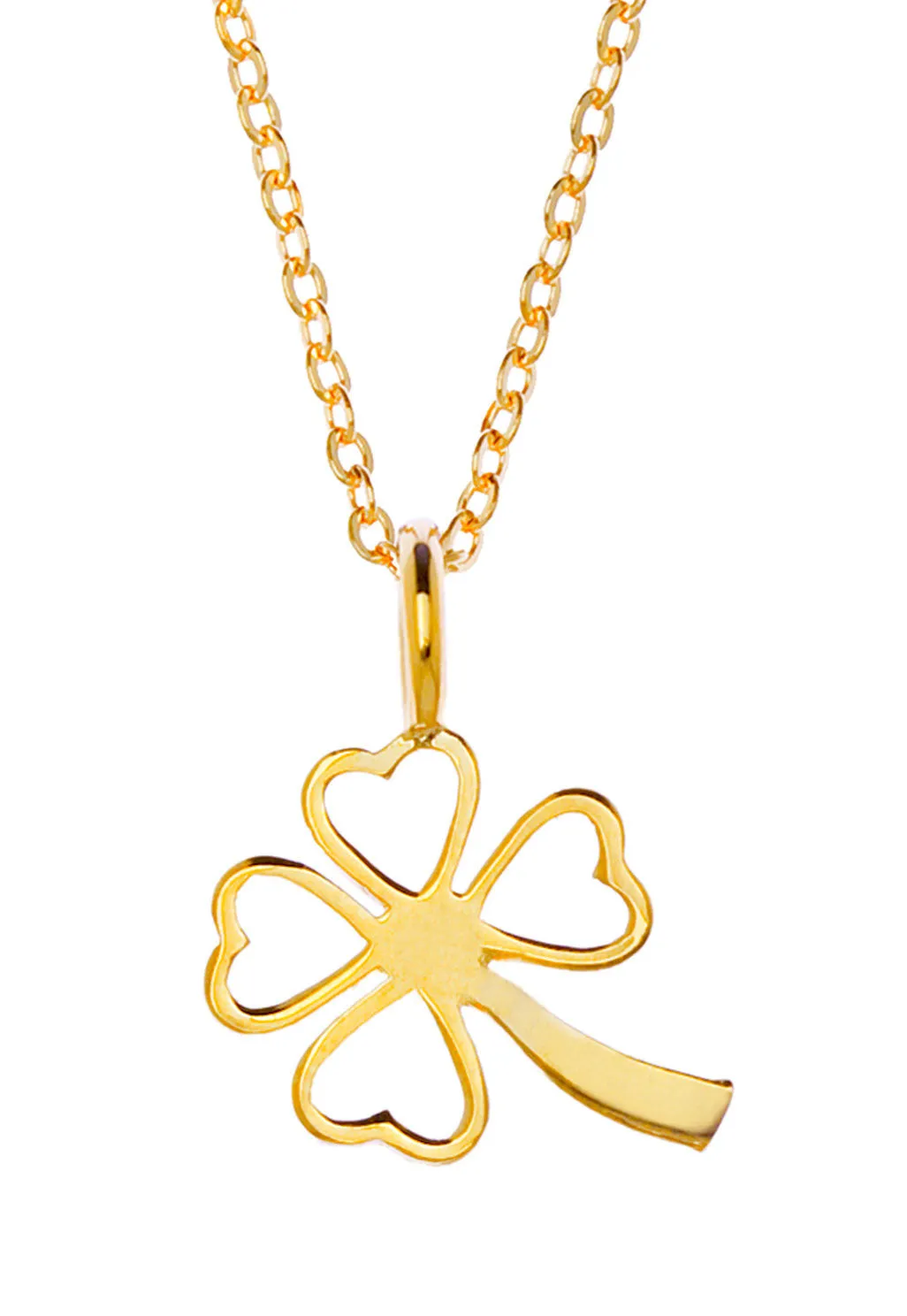 Samantha Faye Small Clover Pendant Necklace