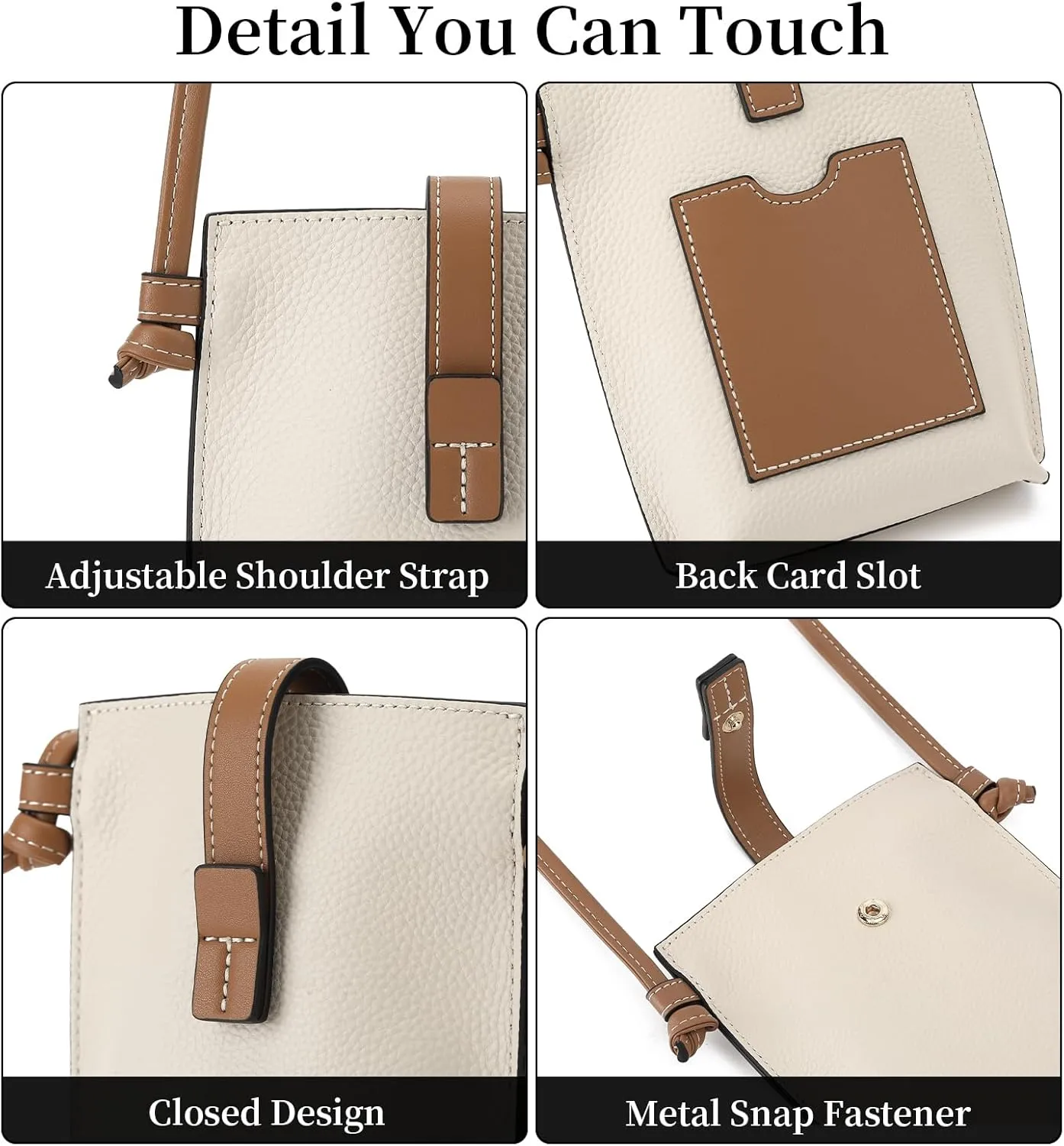 SENDEFN Cell Phone Purses for Women Small Crossbody Bag Shoulder Handbag with Adjustable Strap