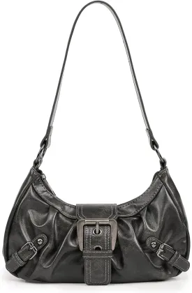 Shoulder Bag for Women Top Handle Handbag Purse Y2K Hobo Clutch Small Punk Purse Trendy