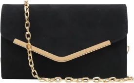 Women's Evening Bag Envelope Clutch Purse Handbag Detachable Chain Crossbody Bag for Women Wedding Party Shoulder Bag