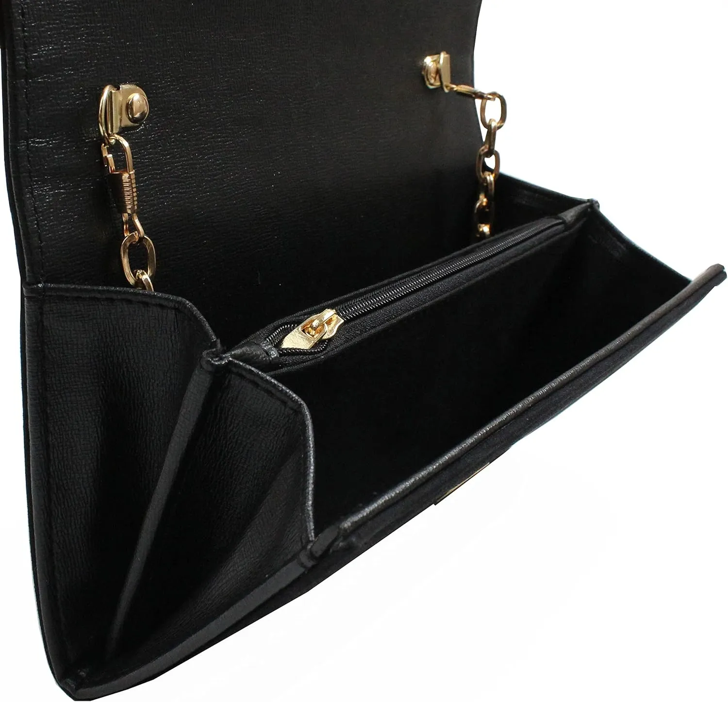Women's Evening Bag Envelope Clutch Purse Handbag Detachable Chain Crossbody Bag for Women Wedding Party Shoulder Bag