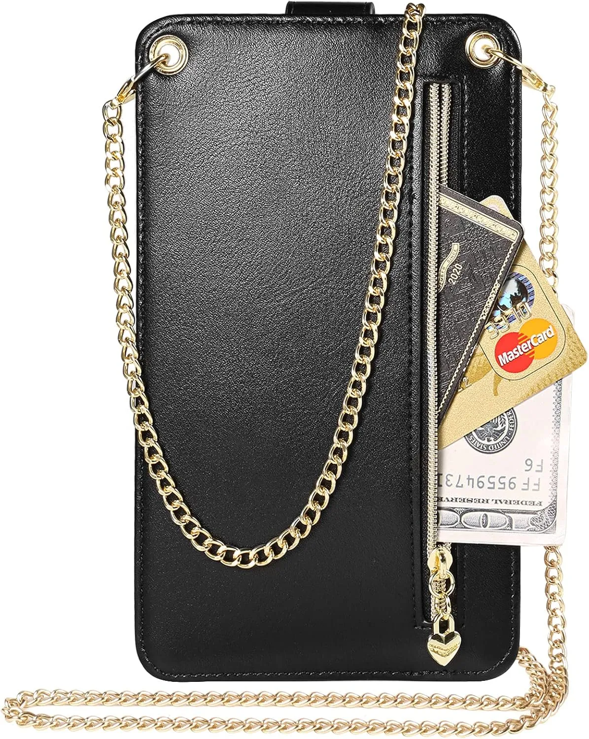 YICHEEY Cell Phone Purse Wallet Small Crossbody Bags Mini Shoulder Bag with Card Slot for iPhone 16 Pro Max Galaxy S25 